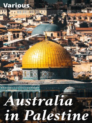 cover image of Australia in Palestine